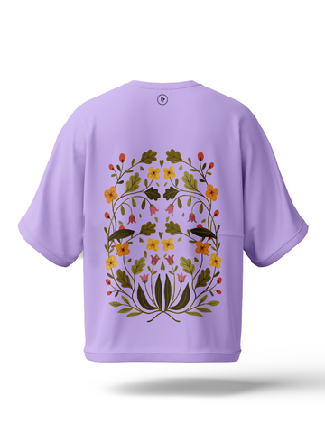 Kiku Hana Drop Shoulder Tee