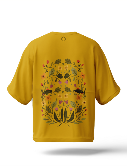 Kiku Hana Drop Shoulder Tee