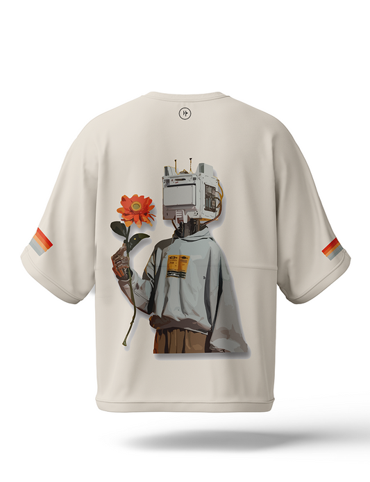 Retro Vintage Drop Shoulder Tee