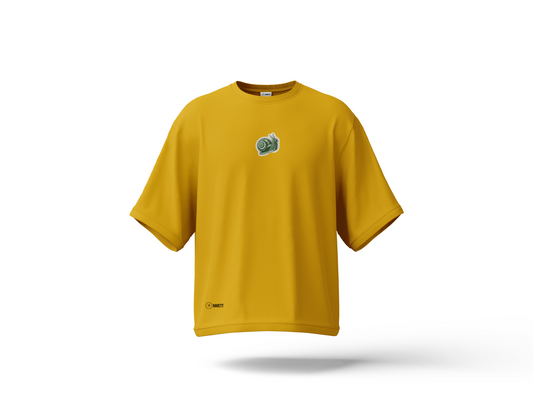 Spiral Path Drop Shoulder Tee