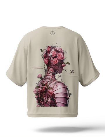 Bloomed Silence Drop Shoulder Tee
