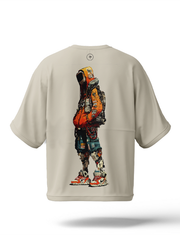 Cyber Nomad Drop Shoulder Tee