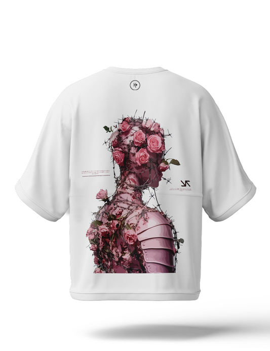 Bloomed Silence Drop Shoulder Tee