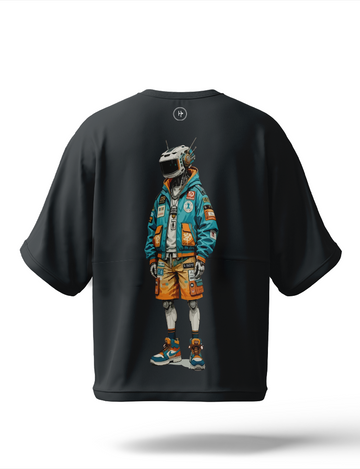 Mecha Human Drop Shoulder Tee