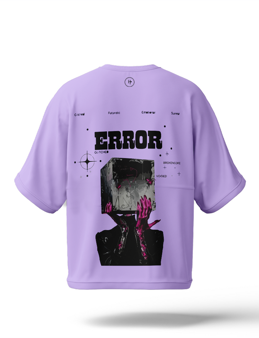 Glitch Reality Drop Shoulder Tee