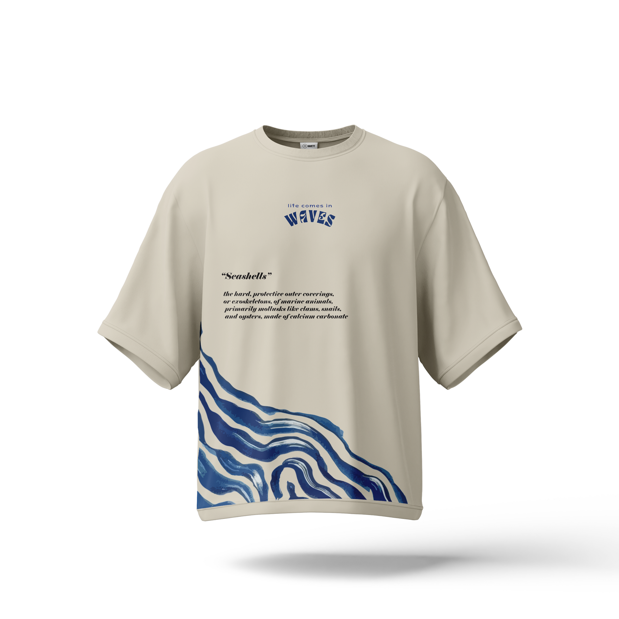 Coastal Curve Drop Shoulder Tee
