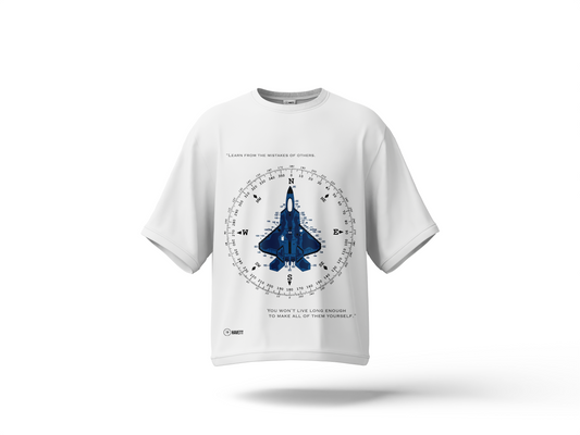 Fighter Jet Drop Shoulder Tee