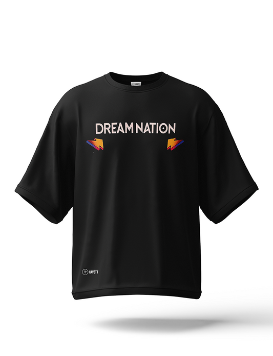 Dream Nation Graffiti Drop Shoulder Tee