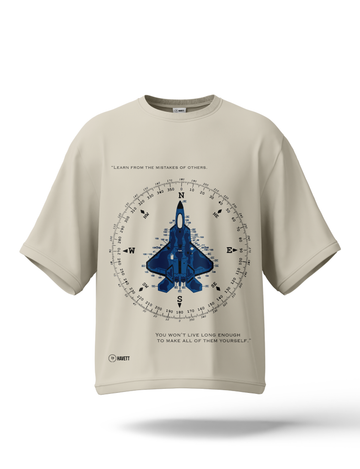 Fighter Jet Drop Shoulder Tee