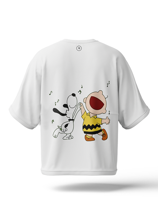 Snoopy Drop Shoulder Tee