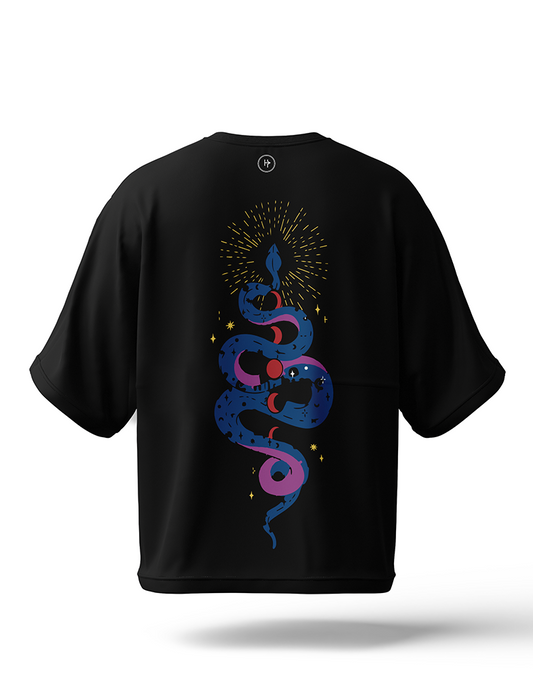 Spiritual Snake Drop Shoulder Tee