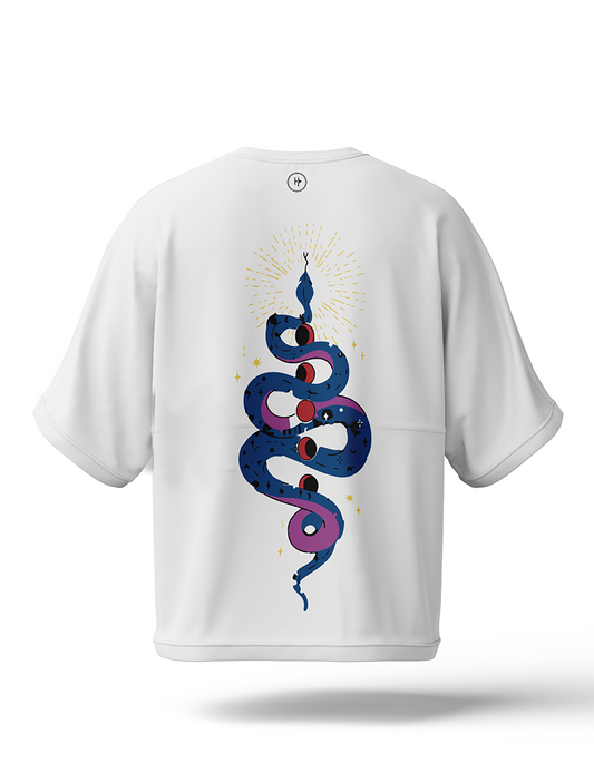 Spiritual Snake Drop Shoulder Tee